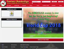 Tablet Screenshot of fantasybundes.com